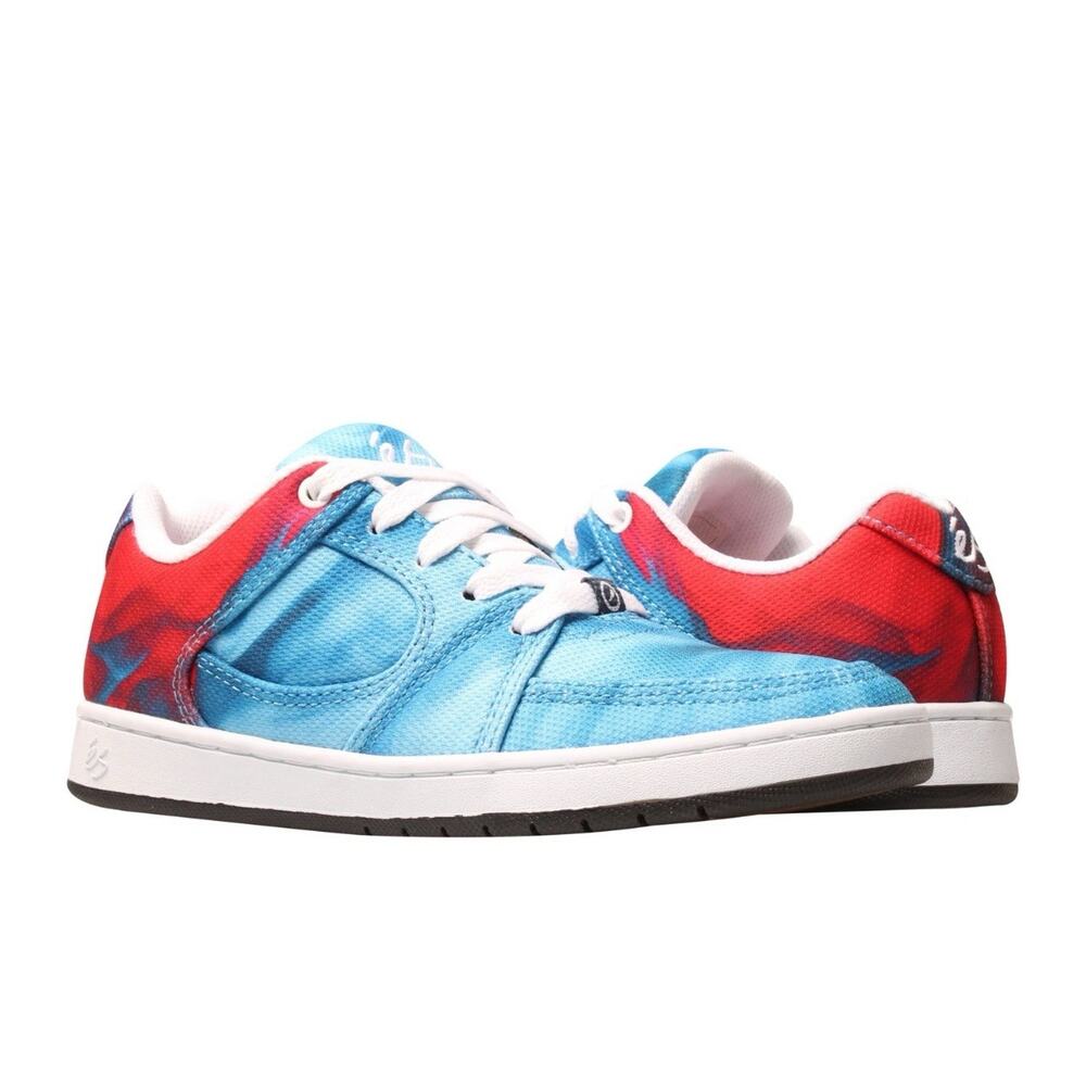 Size 5.5 - eS Footwear Accel Slim Tie Dye Blue Men's Skateboard Sneakers (7W)